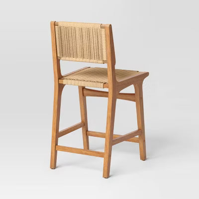 Ceylon Woven Counter Height Barstool