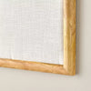 Arched Wood Framed Fabric Bulletin Board