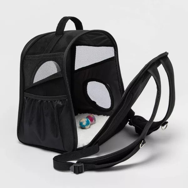 Backpack Cat Carrier - Black
