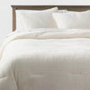 3pc Luxe Faux Fur Comforter and Sham Set - King