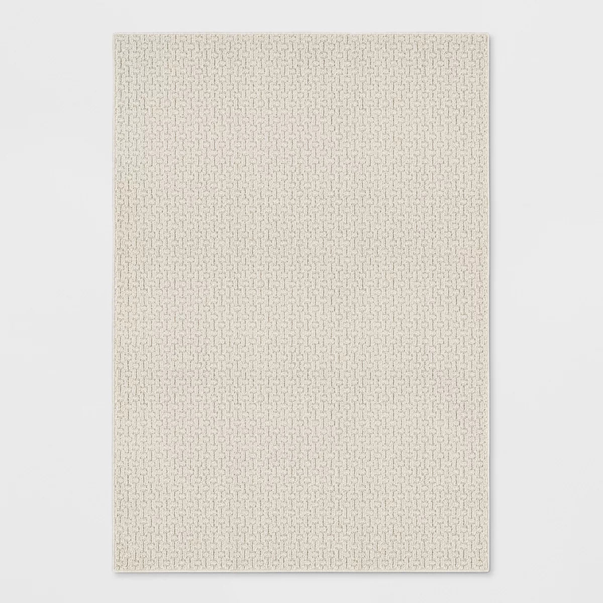 Washable Solid Machine Tufted Rug - 7'X10'