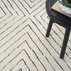 Cozy Modern Scandinavian Indoor Area Rug - 6'7