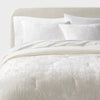 3pc Luxe Distressed Crinkle Velvet Comforter and Sham Set -  King/California King