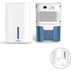Mini Dehumidifier White: Quiet Operation, Automatic Shut-Off, No Filter Needed