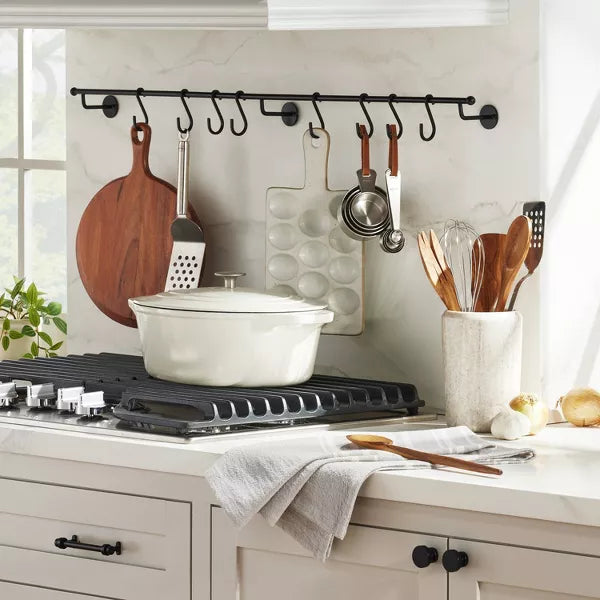 Modern Trim Metal S-Hook Wall Rack