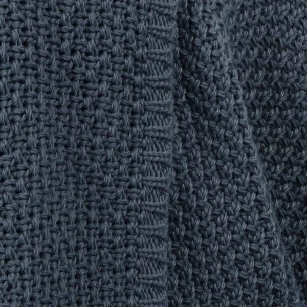 Oversized Recycled Knit Throw Blanket
