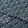 Luxe Diamond Stitch Velvet Quilt - Full/Queen