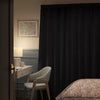 Blackout Henna Window Curtain Panel Black