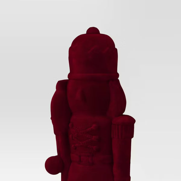 Christmas Flocked Nutcracker