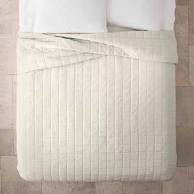 Heavyweight Linen Blend Quilt - Full/Queen