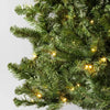 Pre-lit Full Alberta Spruce Artificial Christmas Tree White LED Lights