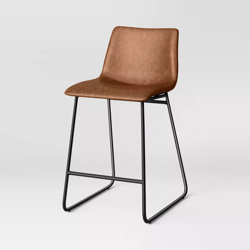 Bowden Faux Leather Counter Height Barstool
