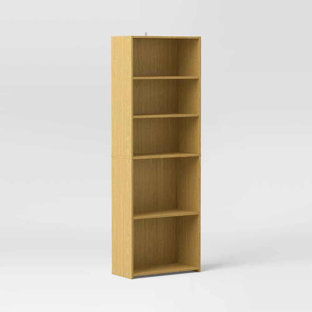 5 Shelf Bookcase Natural