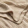 Chunky Knit Bed Blanket - Full/Queen