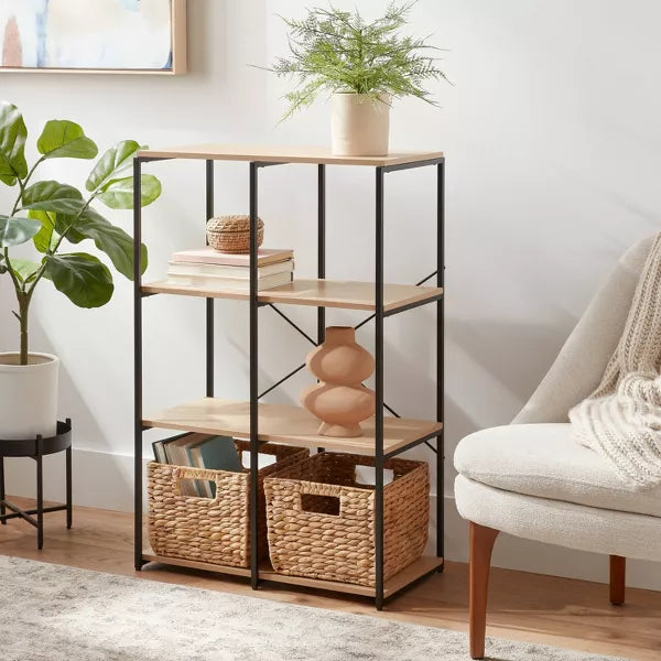6 Cube Storage Shelves - Modular Decorative Storage Furniture, Anti-Tip, Open Shelves
