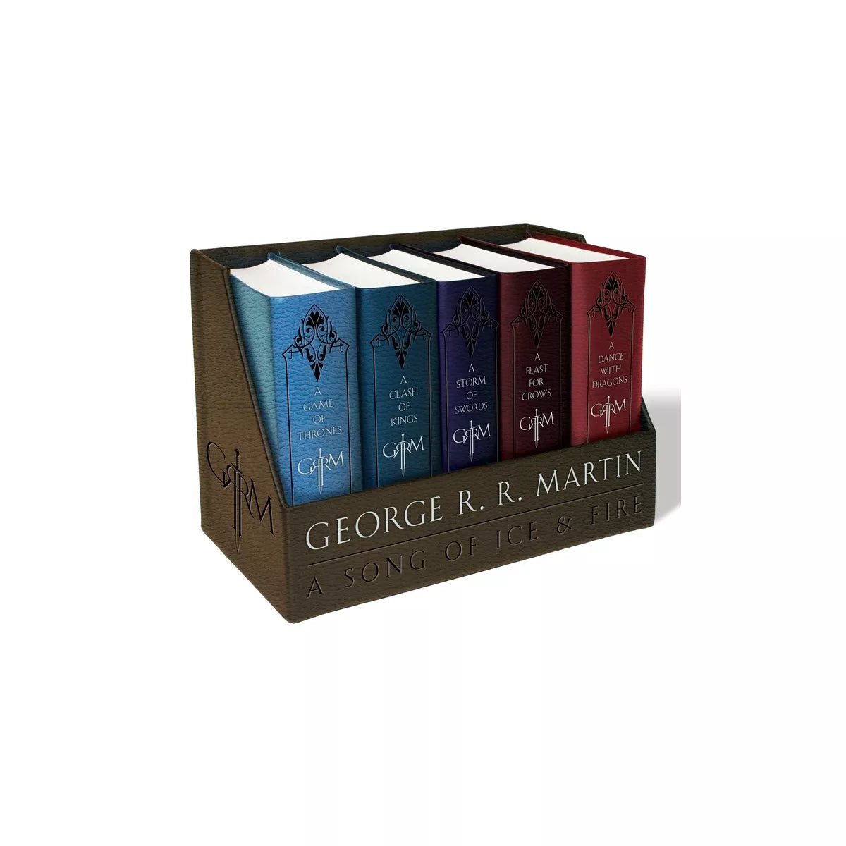 A Game of Thrones Leather-Cloth Boxed Set - (Song of Ice and Fire) by George R R Martin (Mixed Media Product)