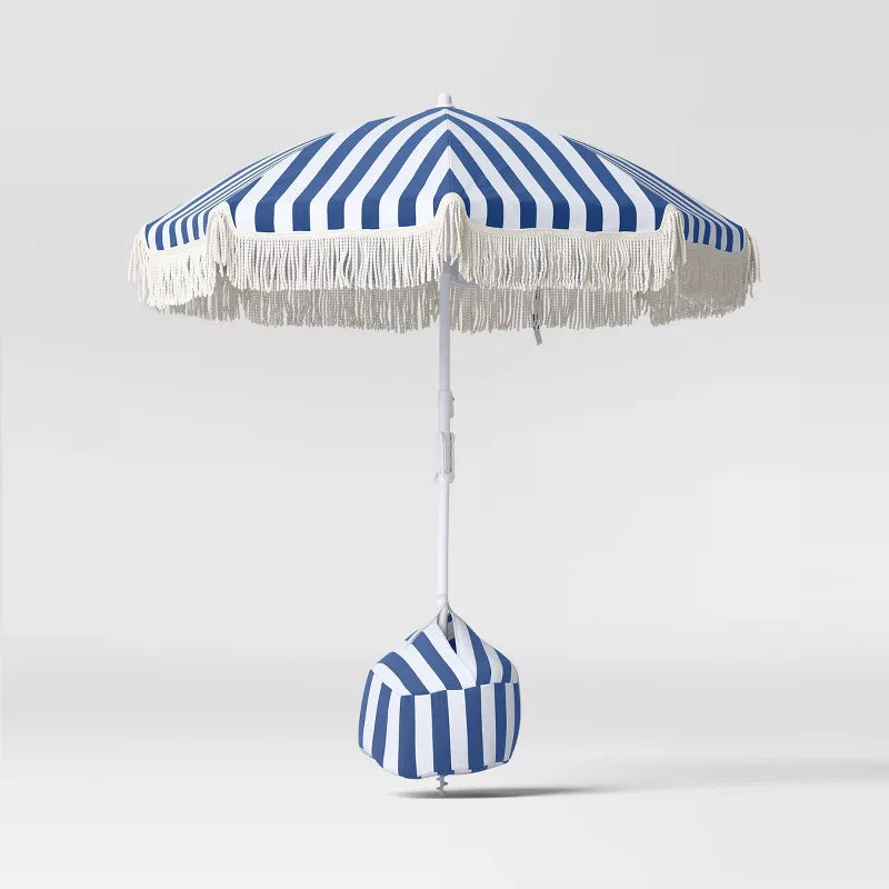 Umbrella Navy Stripe