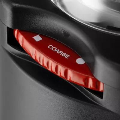 Bistro Conical Burr Electric Coffee Grinder Black: 12 Settings, Stainless Steel, BPA-Free, Coarse to Fine Grind