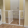 Baby Gate for Stair and Doorway,with Extenders and Pressure/Hardware Mounting Kit