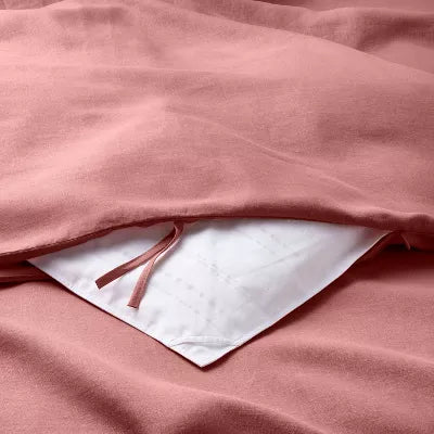 Linen Duvet & Sham Set - King