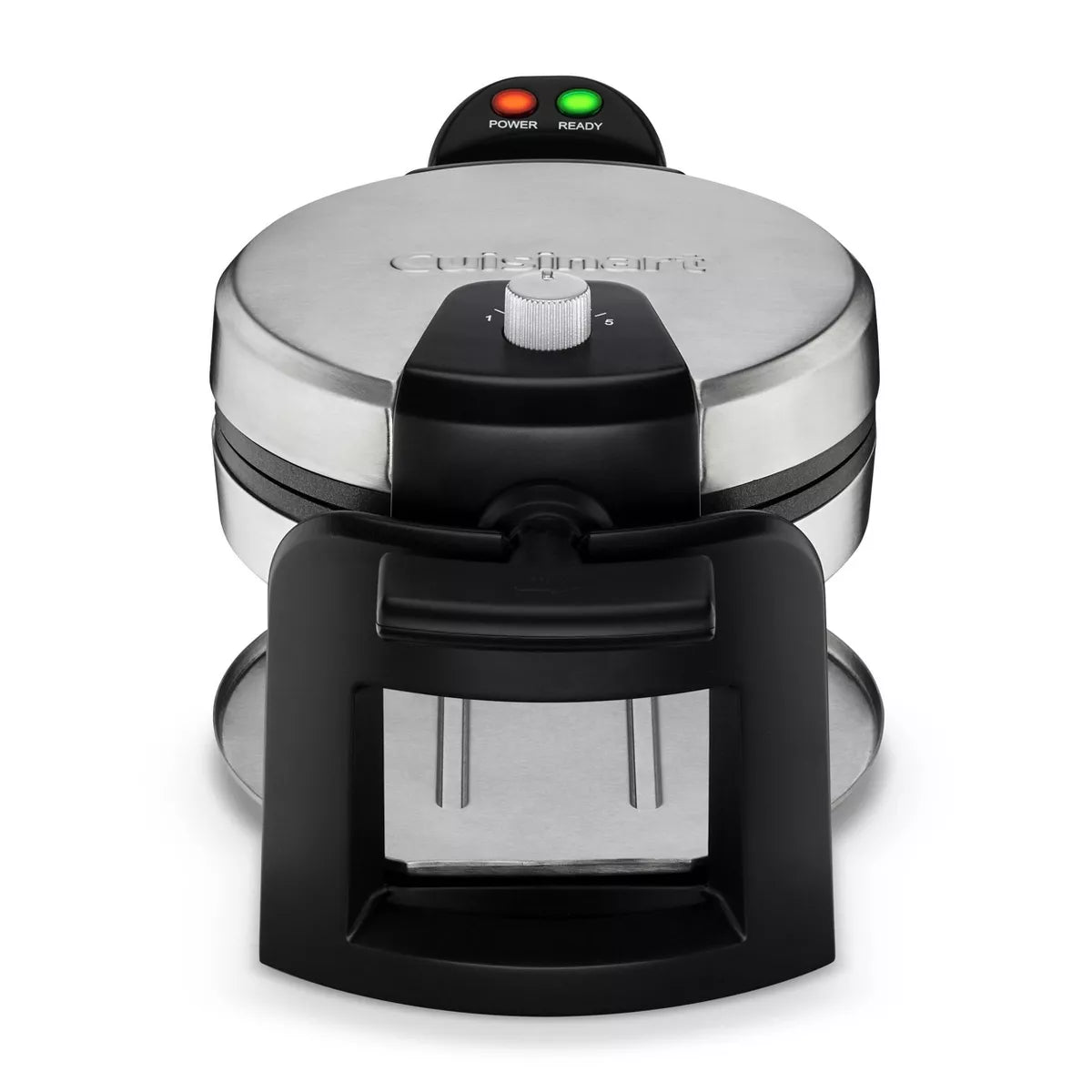 Flip Belgian Waffle Maker - Stainless Steel : Nonstick, 180° Rotating, Adjustable Browning, Drip Tray