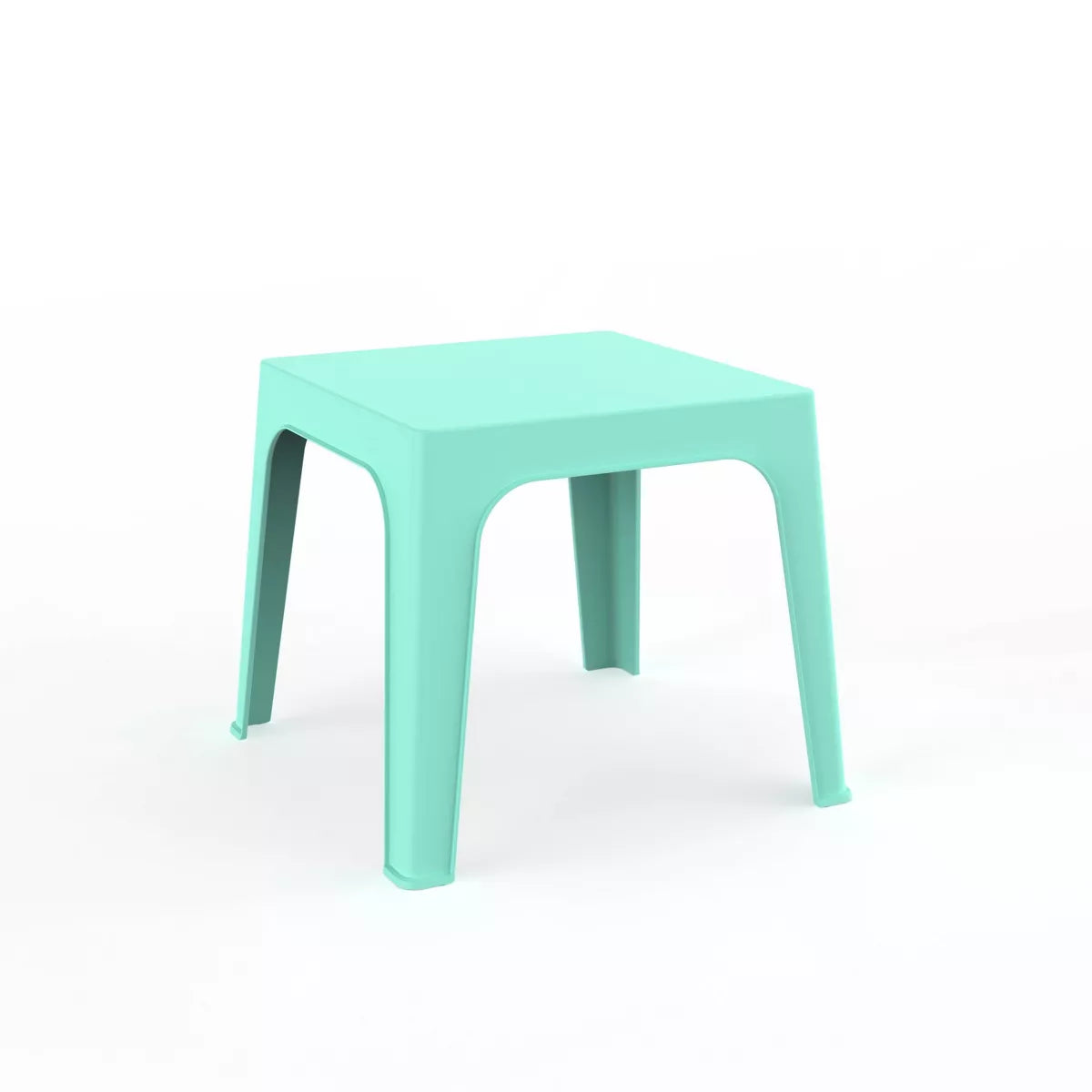 Square Julieta Kids Table Patio Accent Tables Green