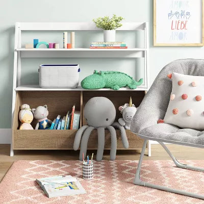 Bly Wide Kids' Bookshelf White