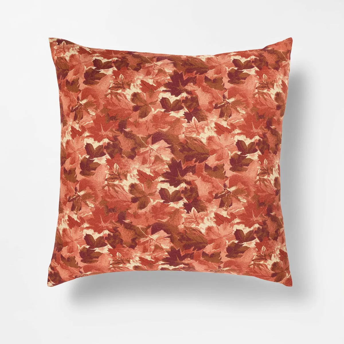 Oversized Floral Printed Square Throw Pillow, final cut