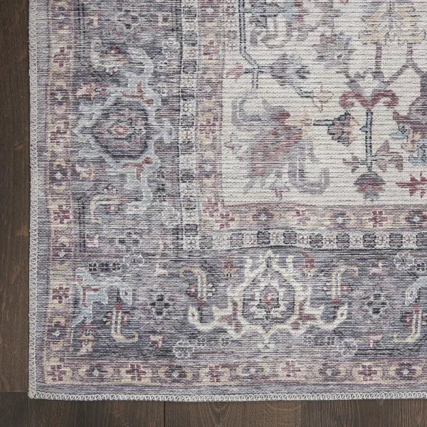 New Concept Washables Vintage Medallion Area Rug 2'2"x8'