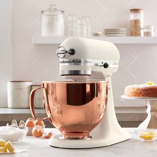 10-Speed Stand Mixer with Copper Bowl Fresh Linen