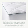 Cool Plush Waterproof Mattress Pad - King