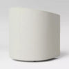 Aveline Barrell Dining Chair with Casters Cream/Linen - Upholstered Swivel