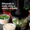 3-in-1 Hand Blender with Wisk: Immersion Handheld Mixer, 2 Speeds, Dishwasher-Safe, Black
