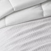 Textured Chambray Cotton Comforter & Sham Set - King/California King