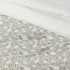 8pc Printed Floral with Border Comforter Set Green - Queen