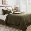 12pc Micro Texture Comforter & Sheet Bedding Set Queen