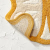 Butterfly Shaped Bath Rug Yellow, final cut