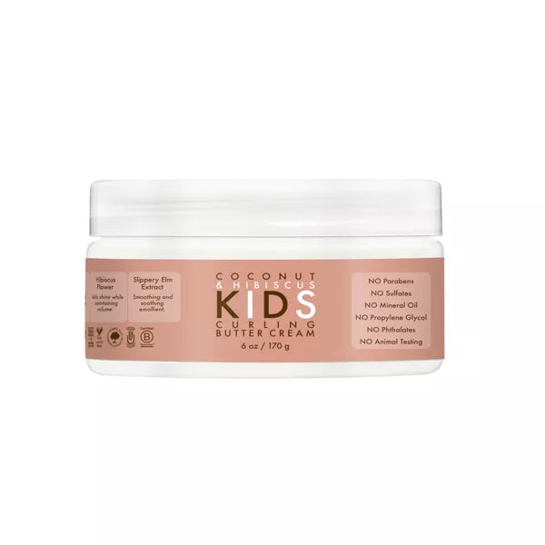 Coconut & Hibiscus Kids' Curling Hair Butter Cream, final cut