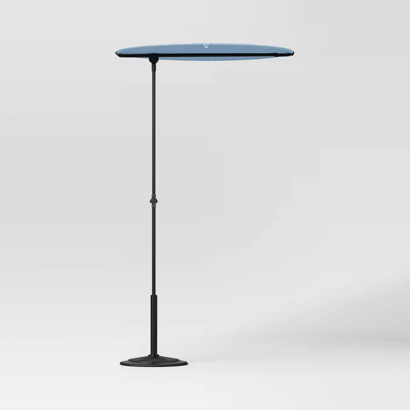 4m round patio umbrella supplier 4' Round Outdoor Patio Market Umbrella – Salvage & Co Indy