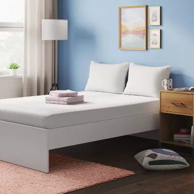 Gel Memory Foam Mattress with Antimicrobial Fabric Cover - Full