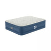 AlwayzAire Tough Guard Duvet Top Air Mattress Queen with Built-in Dual Pump