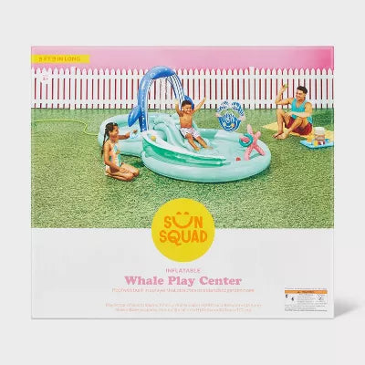Play Center Update Novelty Kiddie Pool Whale - PVC Inflatable