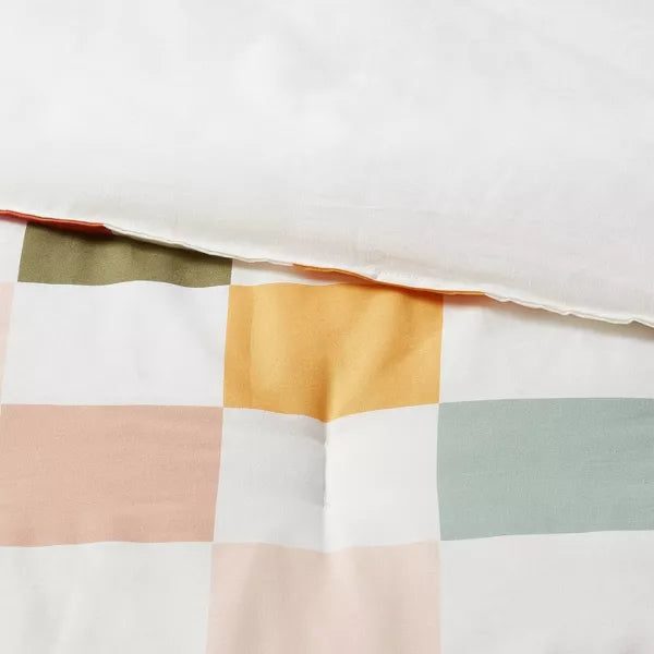 Kids' Comforter Set Checkered Full/Queen