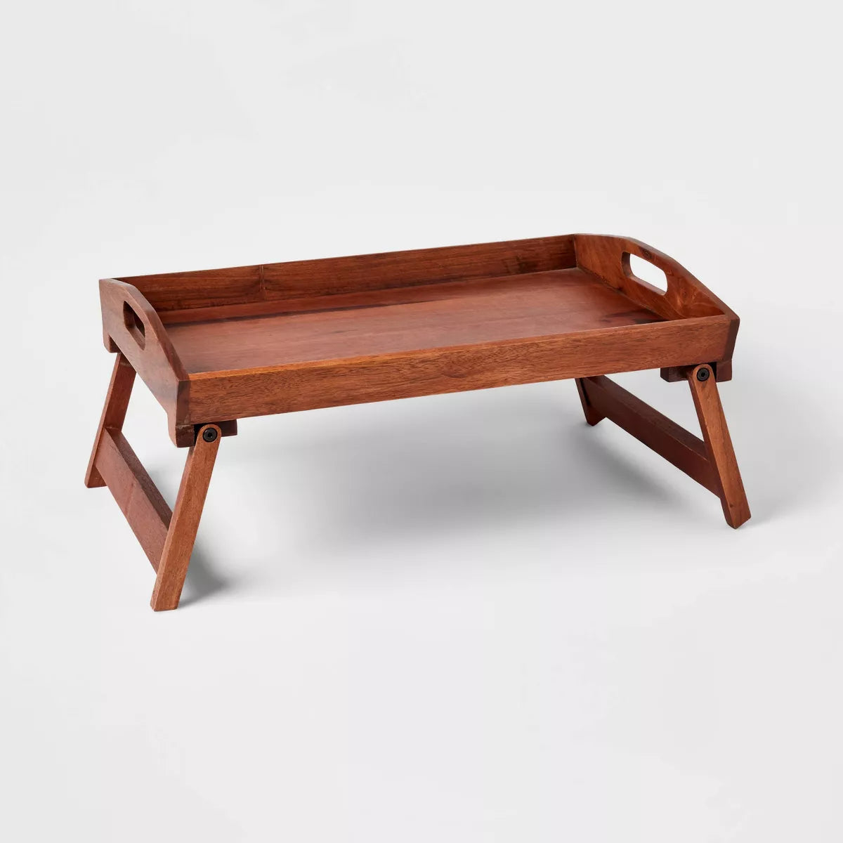 22" x 14" Arjun Wood Signature Bed Tray SHOWROOM ITEM