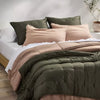Casaluna Heavyweight Linen Blend Comforter and Sham Set - King/California King