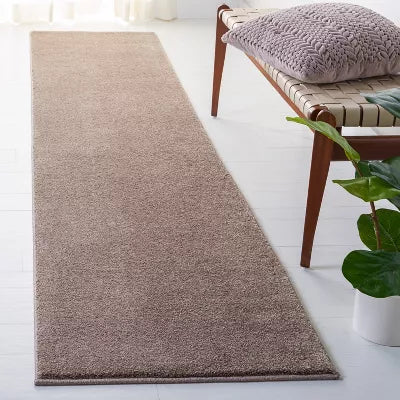 Pattern and Solid Power Loomed Area Rug