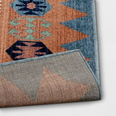 Buttercup Diamond Vintage Persian Woven Rug - 28"x84"