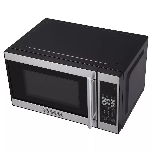 Microwave Oven - Black Countertop