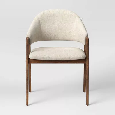 Ingleside Open Back Upholstered Wood Frame Dining Chair