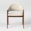 Ingleside Open Back Upholstered Wood Frame Dining Chair